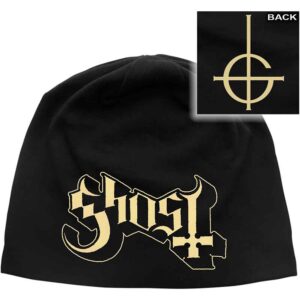 Ghost Unisex Logo JD Print Black Beanie Hat
