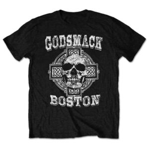 Godsmack Boston Skull Black T-Shirt