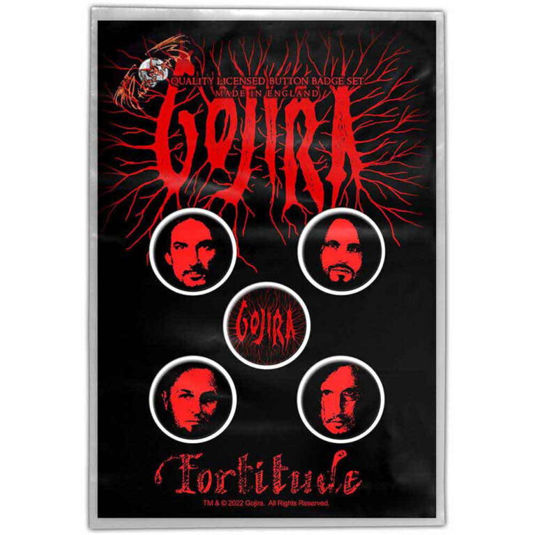 Gojira Fortitude Badge Pack