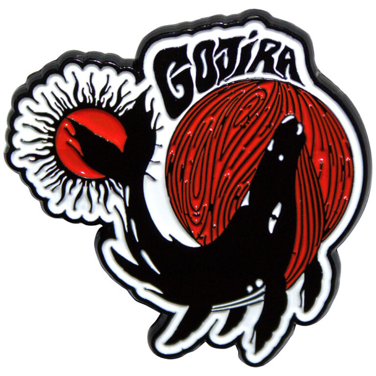 Gojira Whale Pin Badge