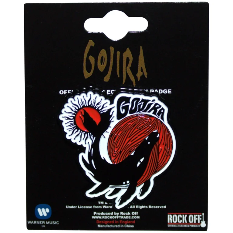 Gojira Whale Pin Badge