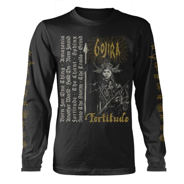 Gojira - Fortitude Tracklist (organic) Long Sleeved T-Shirt