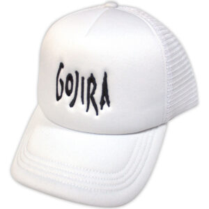 Gojira Logo White Mesh Back Cap