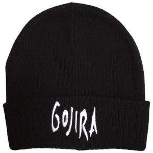 Gojira Unisex Logo Black Beanie Hat