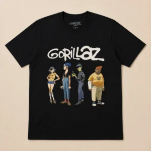Gorillaz Spray Logo Group T-Shirt