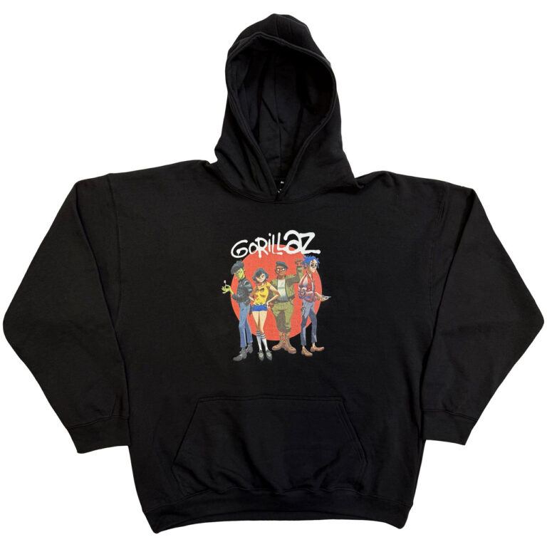 Gorillaz Group Circle Rise Pullover Hoodie