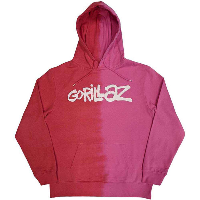 Gorillaz Two-Tone Brush Logo Pullover Hoodie