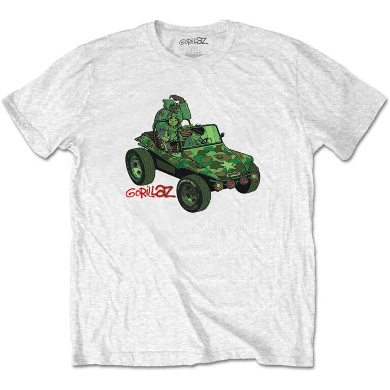 Gorillaz Green Jeep T-Shirt