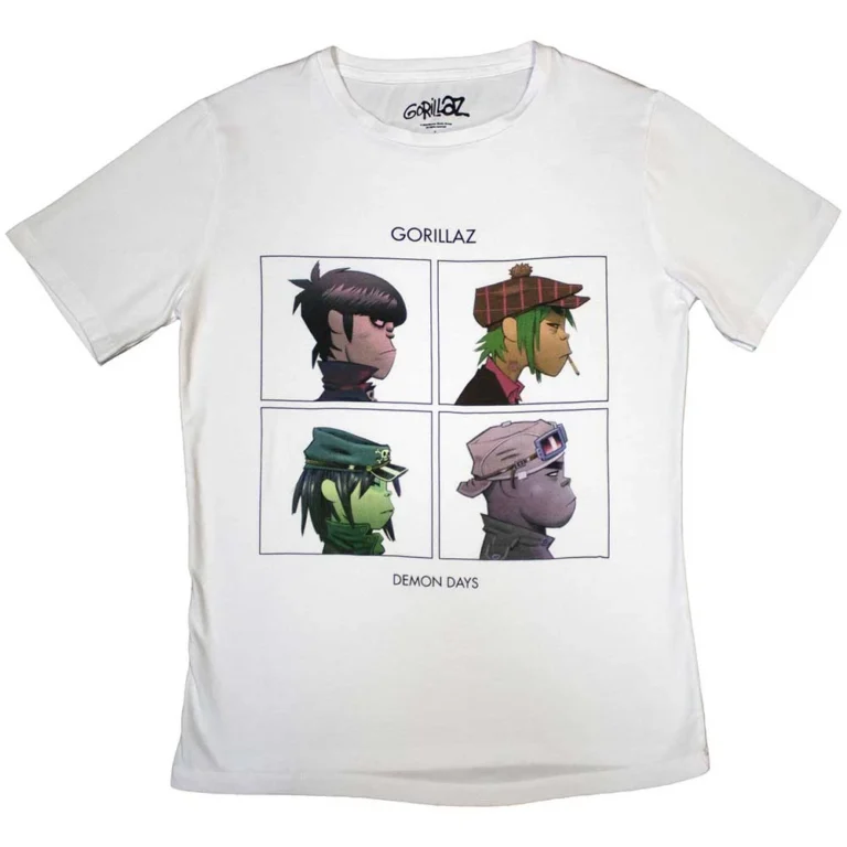Gorillaz Demon Days Ladies T-Shirt