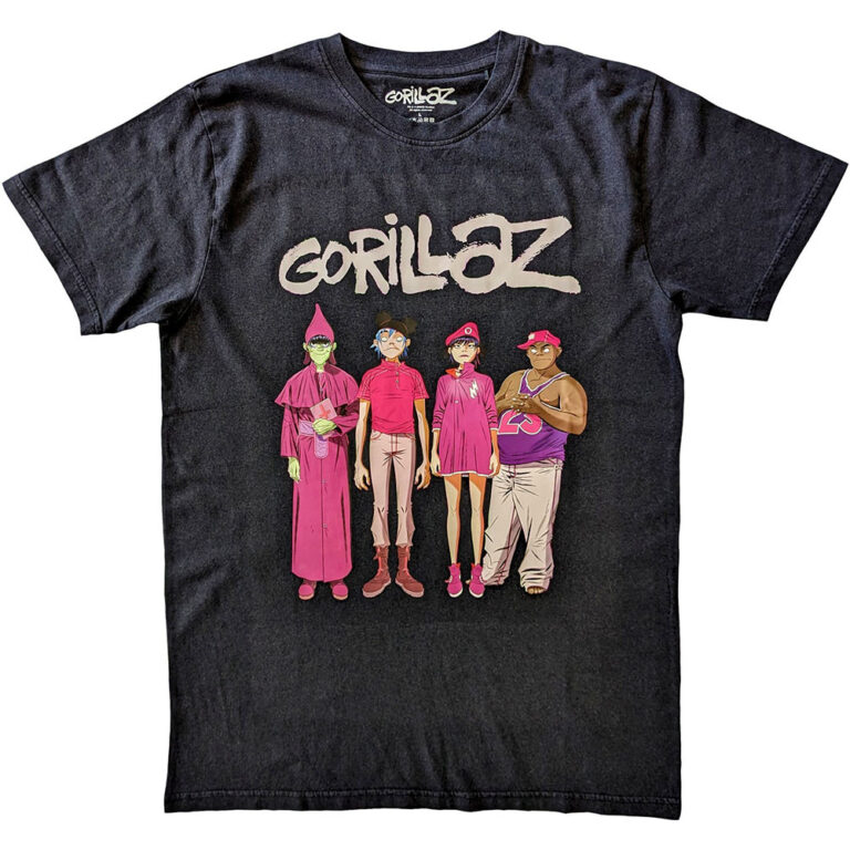 Gorillaz Cracker Island Standing Group T-Shirt
