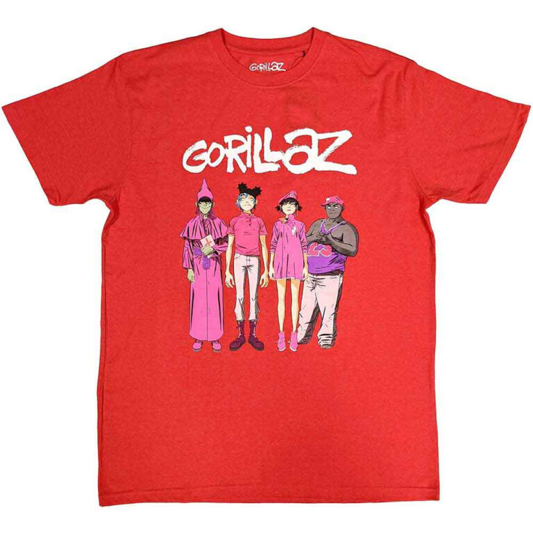 Gorillaz Cracker Island Standing Group T-Shirt
