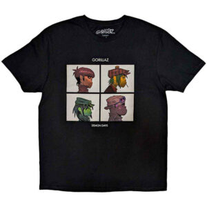Gorillaz Demon Days Black Kids T-Shirt