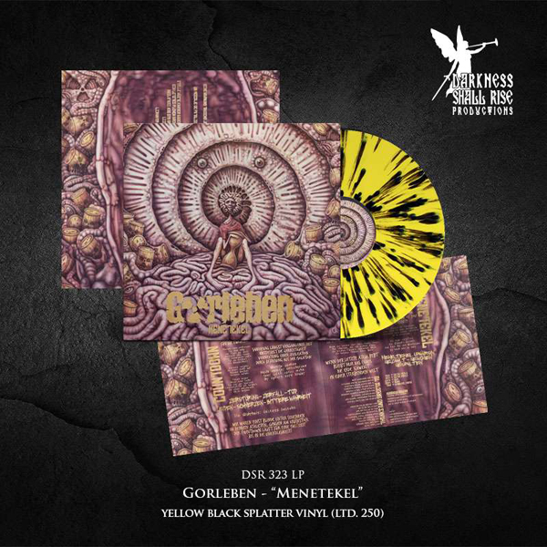 Gorleben – MENETEKEL (YELLOW / BLACK SPLATTER VINYL) Vinyl LP