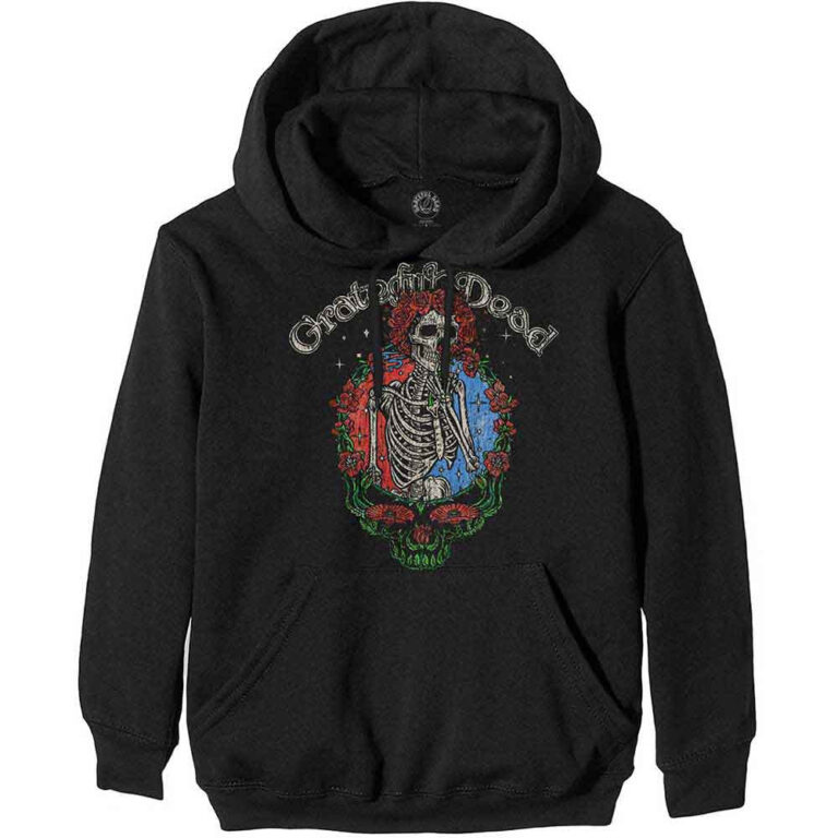 Grateful Dead Floral Stealie Pullover Hoodie