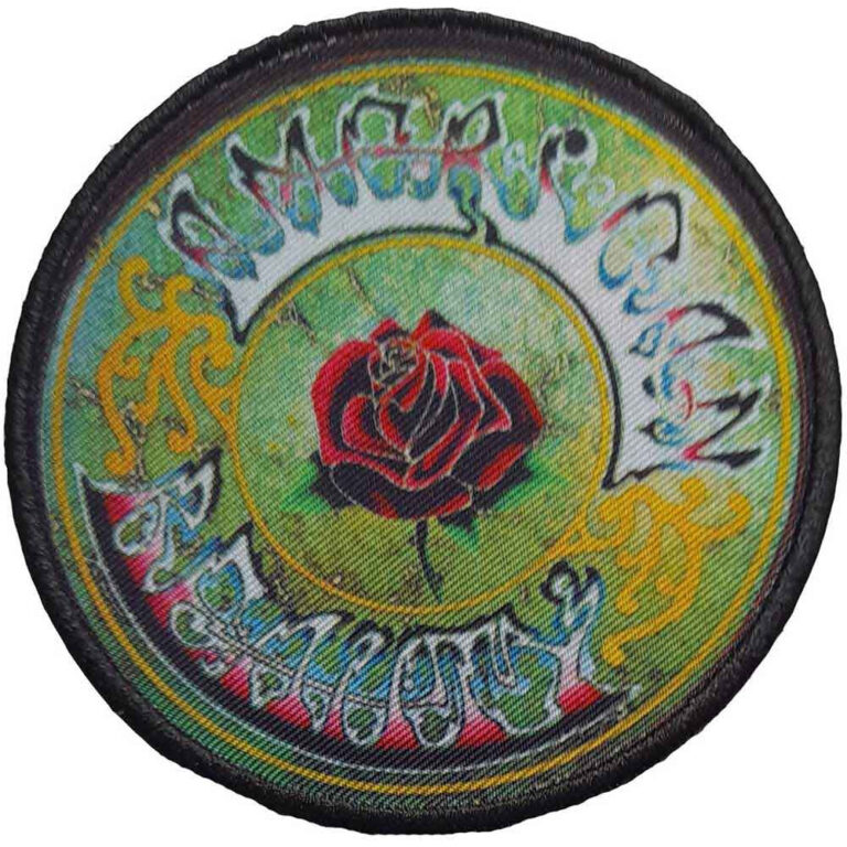 Grateful Dead American Beauty Circle Patch