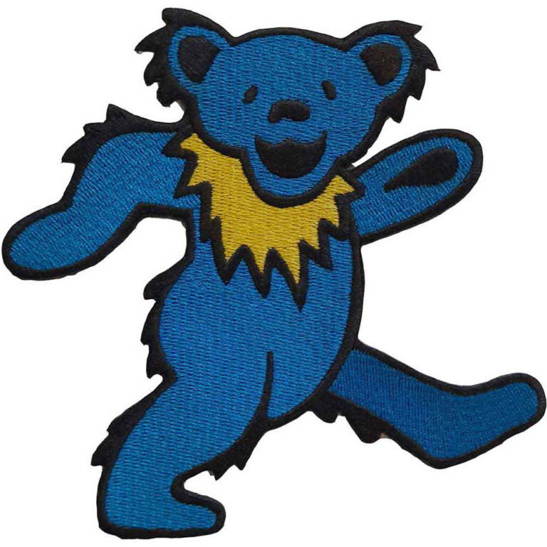 Grateful Dead Blue Dancing Bear Patch