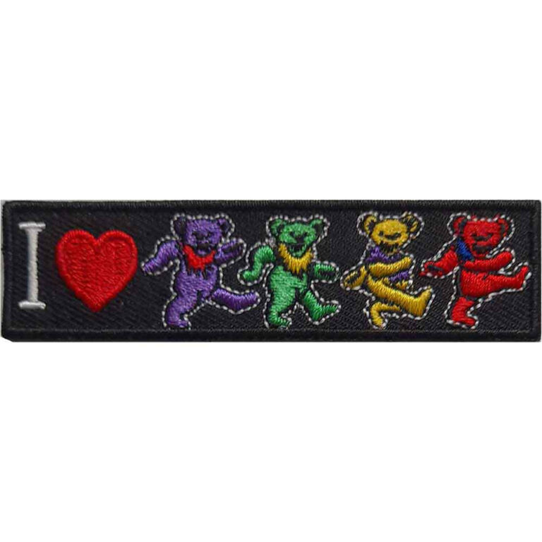 Grateful Dead I Love Bears Patch