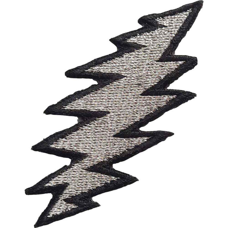 Grateful Dead Lightning Silver Patch