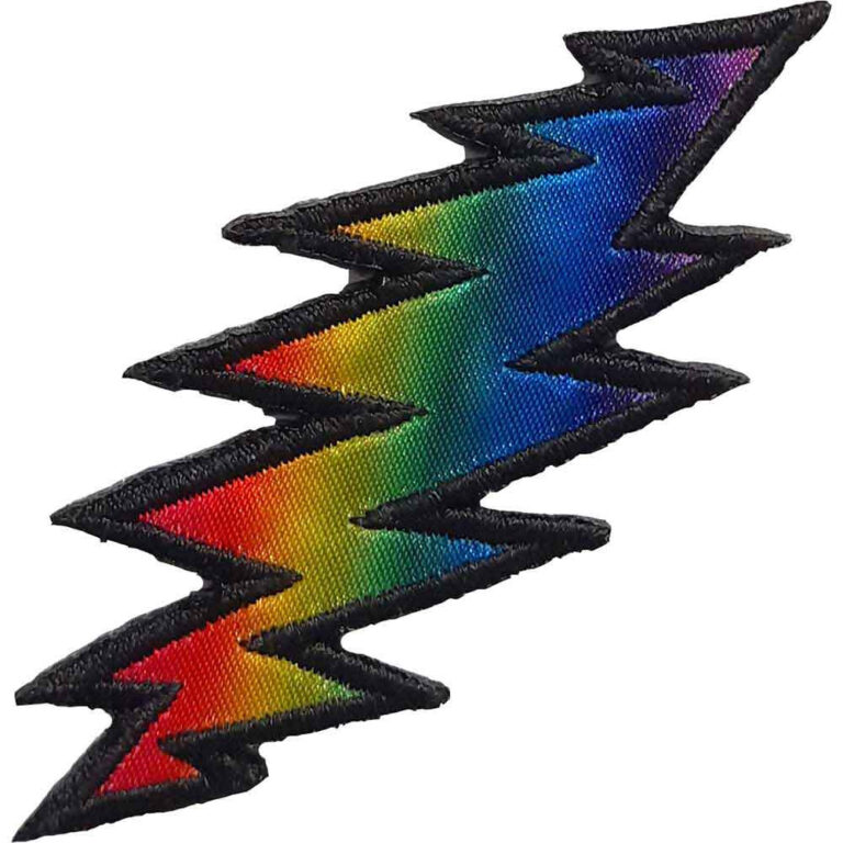 Grateful Dead Lightning Rainbow Patch