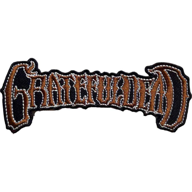 Grateful Dead Gold Logo Patch