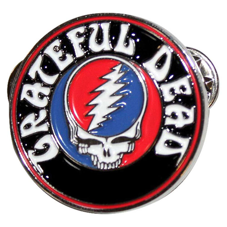 Grateful Dead Steal Your Face Logo Pin Badge