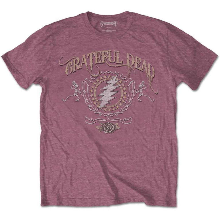 Grateful Dead Bolt (Heather Cardinal) T-Shirt