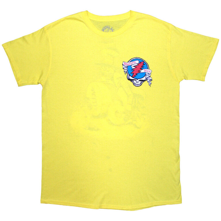 Grateful Dead Rose Pose Yellow T-Shirt