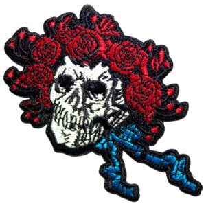 Grateful Dead Bertha Skull Small Patch