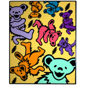 Grateful Dead Dancing Bears & Lightning Bolts Fridge Magnet
