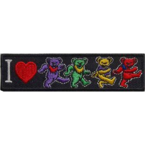 Grateful Dead I Love Bears Patch