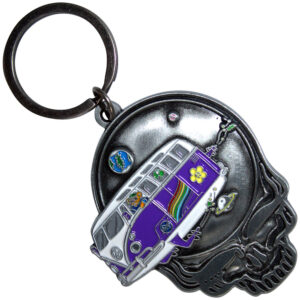 Grateful Dead Space Your Face Bus Keychain