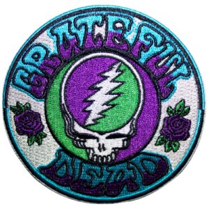 Grateful Dead Steal Your Face Purple/Green Patch