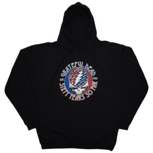 Grateful Dead Stealie 60 Black Pullover Hoodie