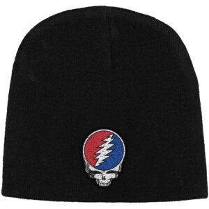 Grateful Dead Unisex Skull Black Beanie Hat