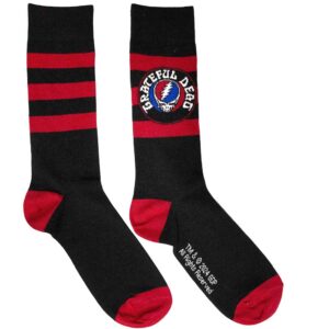 Grateful Dead Unisex Steal Your Face Logo Black UK Size 6 - 11 Ankle Socks