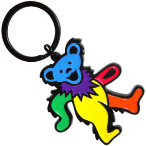 Grateful Dead Yellow Body Dancing Bear Keychain