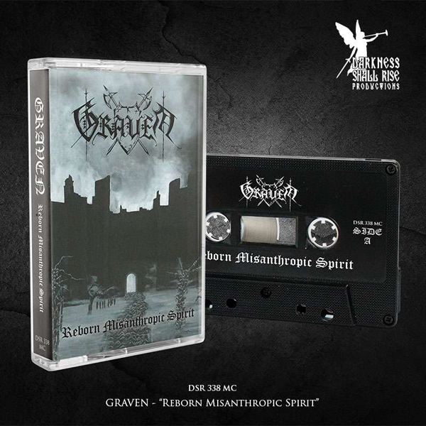 Graven – REBORN MISANTHROPIC SPIRIT Music Cassette