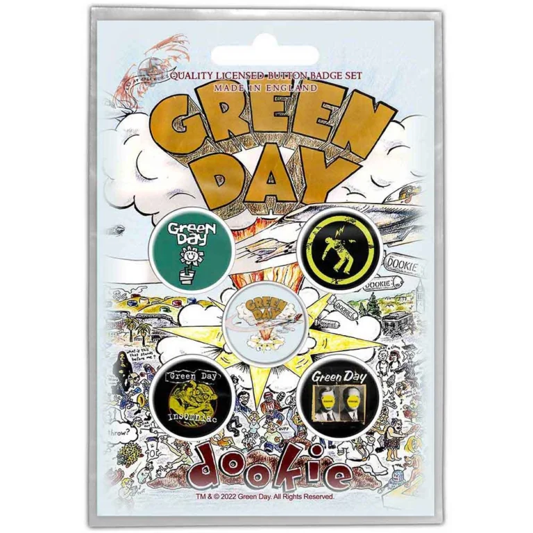 Green Day Dookie Badge Pack