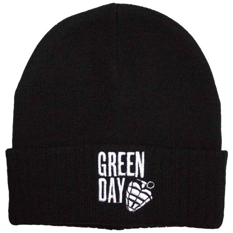 Green Day Stacked Logo & Grenade Beanie Hat