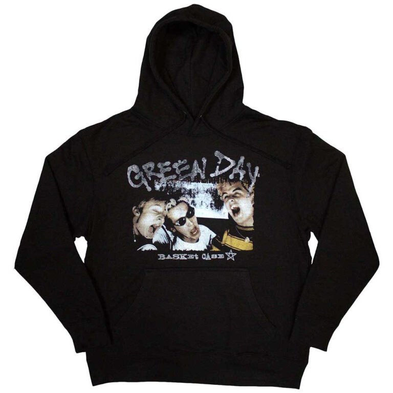 Green Day Basket Case Star Pullover Hoodie