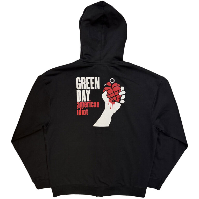 Green Day American Idiot Zip Hoodie