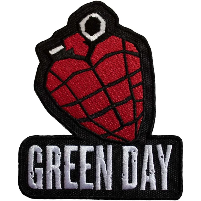 Green Day Grenade Logo Patch