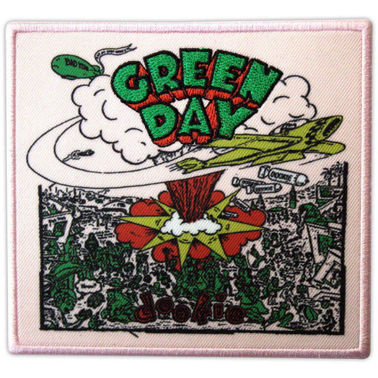 Green Day Dookie Album Cover Pink Patch