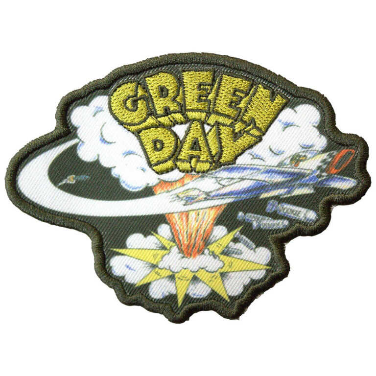 Green Day Dookie Cut-Out Green Patch