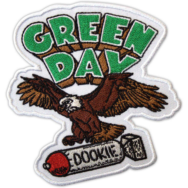 Green Day Dookie Eagle Patch