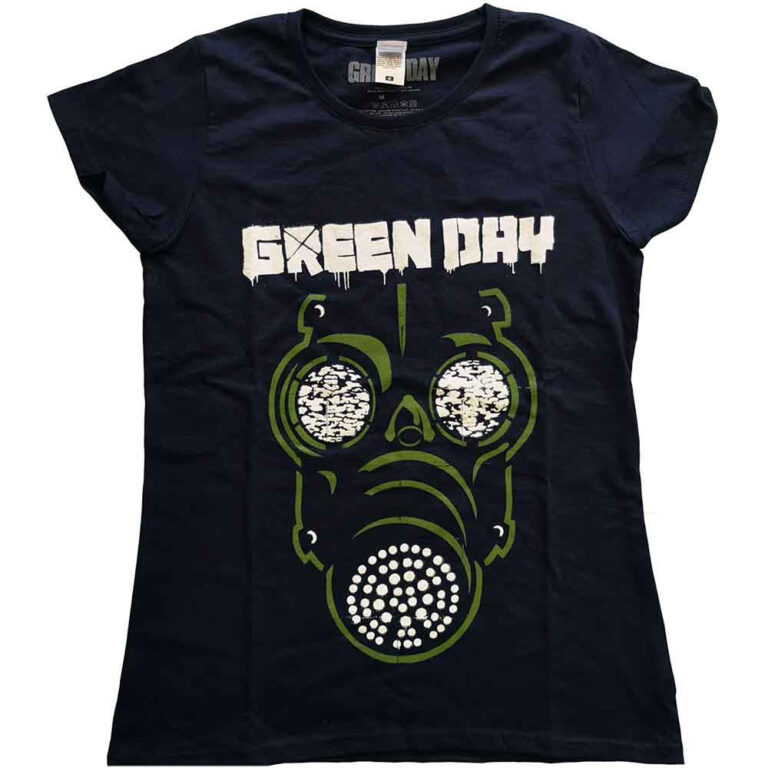 Green Day Green Mask Ladies T-Shirt