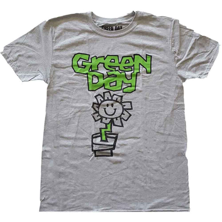 Green Day Flower Pot T-Shirt