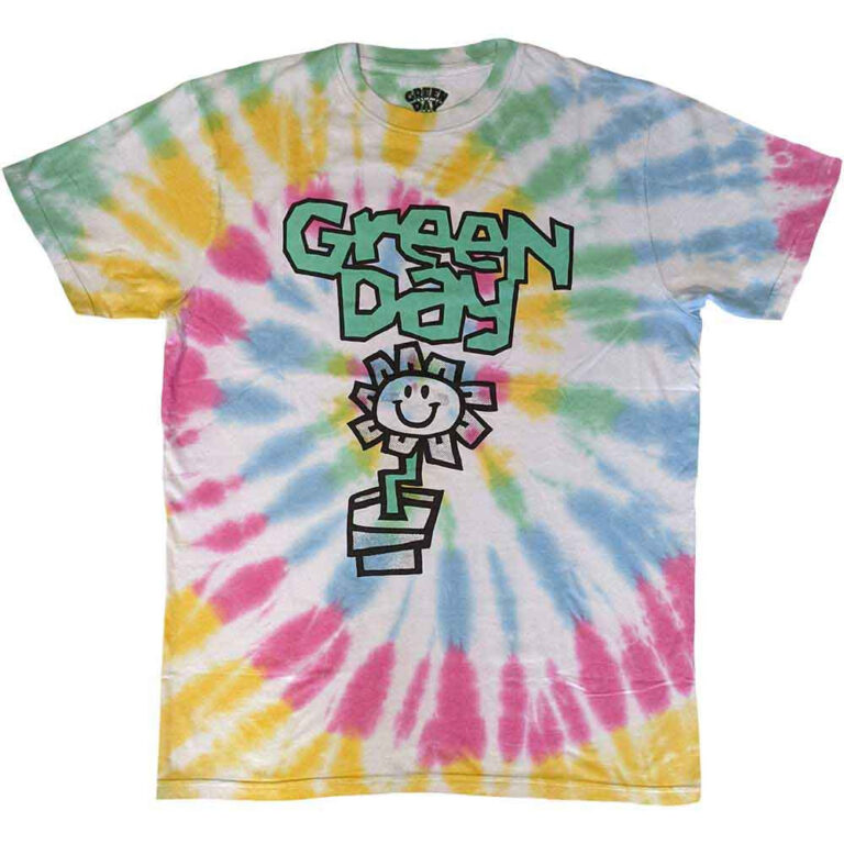 Green Day Flower Pot T-Shirt