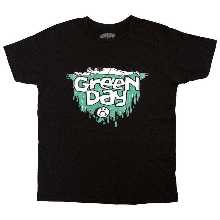 Green Day Kerplunk Logo Sad Face T-Shirt