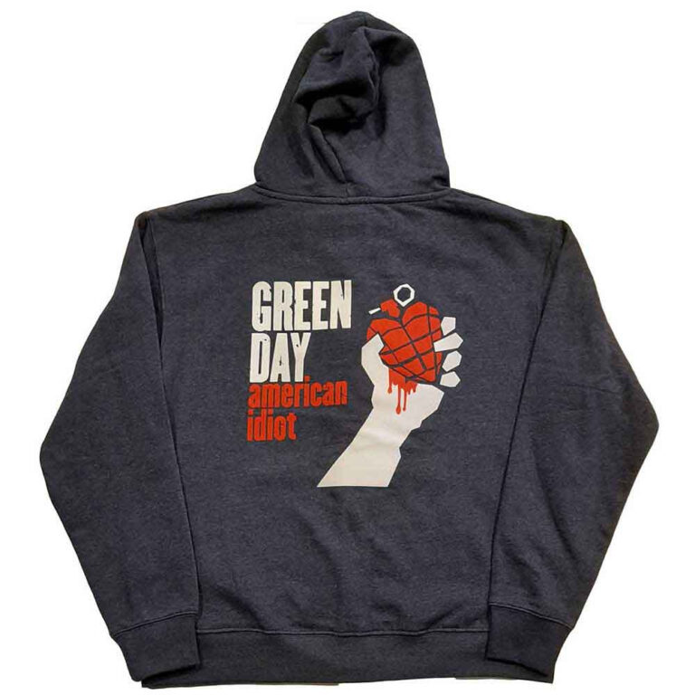 Green Day American Idiot Zip Hoodie
